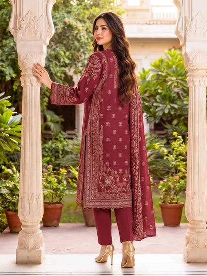 3 Piece Lawn Suit (Unstitched) Regular