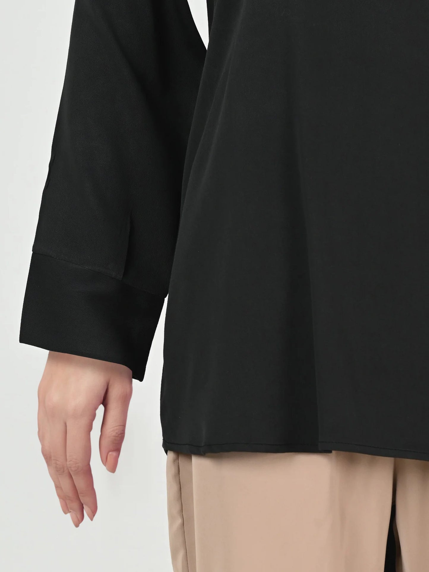 Collared Demin Top
